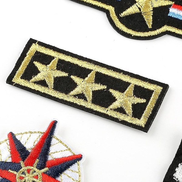 20 Pack Broderet US Army Patch Sergent Rank Sy på skulderen