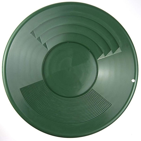 1 stk Plast Gull Pan Basin Nugget Gruve Pan Mudring Prospektering River Tool Vask Gull Panning Equ