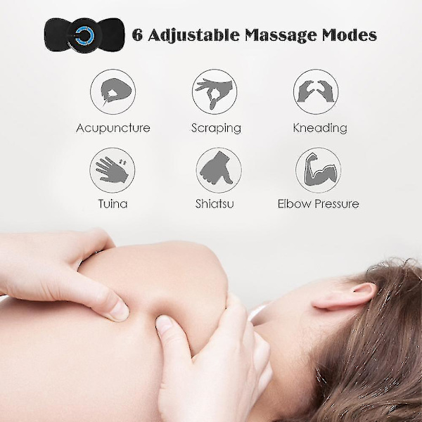 Ems Bröstförstärkning Massager USB Pad Chest Booster Stimulator Sticker Fysioterapi Instrument Muskeltränare
