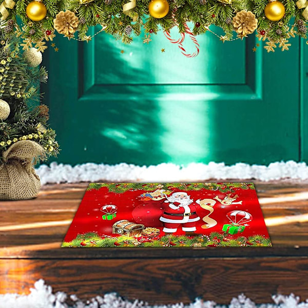 Julklappsmatta Dörrmatta Ingångsmatta Halksäker Golvmatta