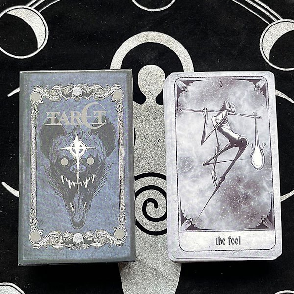 12*7 cm Shawn Cross Tarot Prophecy Divination Deck Family Party Board Game Tarot（A）