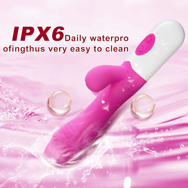 Vibrator Dildo til Kvinder, Voksen Sexlegetøj, G-Punkt Vibrator Klitorisstimulator, Vibrerende Stang til hendes Glæde, 10 Tilstande (Lilla)