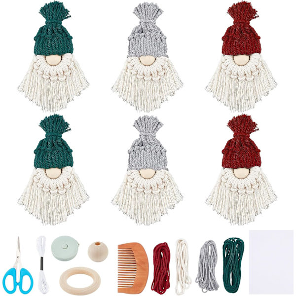 DIY Jultomte-set, Jultomte-dekoration för julgranen