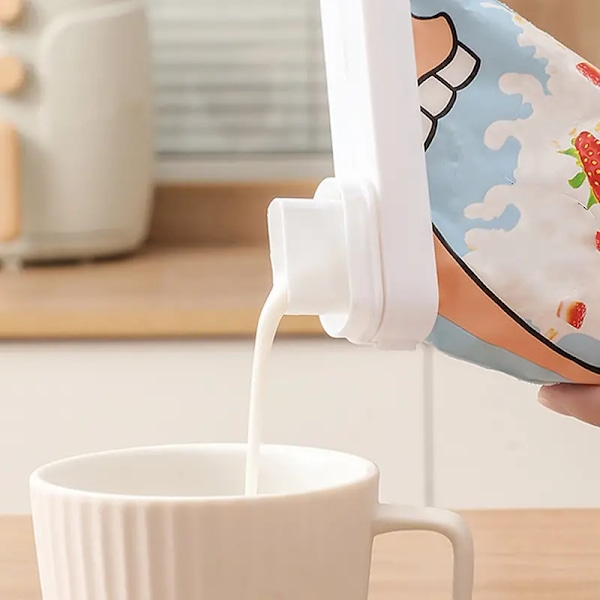 Fuktbeständig förslutningsklämma för köket, förslutningsklämma för att hålla maten fräsch, matförslutningsklämma, mjölkpulver havregryn snacks påsklämmor med hällpip