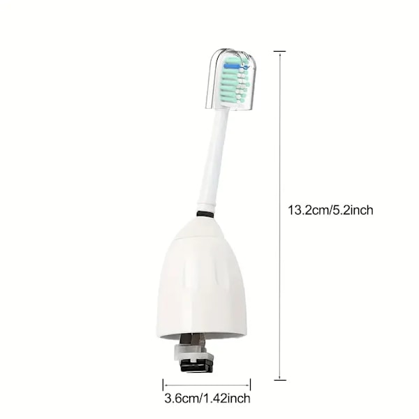 6 kappaleen vaihtoharjaspäät, yhteensopivat Philips Sonicare E-Series Essence-, Xtreme-, Elite-, Advance- ja CleanCare-sähköhammasharjojen kanssa