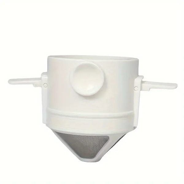 Sammenleggbar bærbar håndbrygget kaffefilter, kaffedryppkjegle, for dryppkaffe og te med rustfritt stålholder, ingen filterpapir