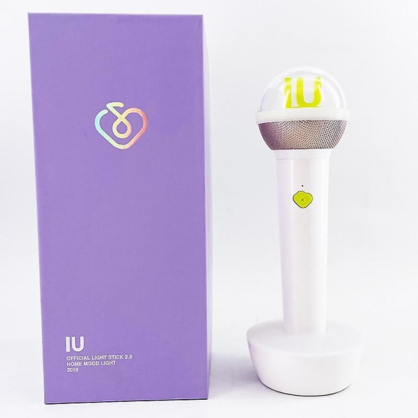 Kpop Iu Lysstav 2.0 Lee Ji-eun Fluorescerende Lampe Special Edition Koncert Led Lamper Fans Kollektioner Lysstav Nattelys