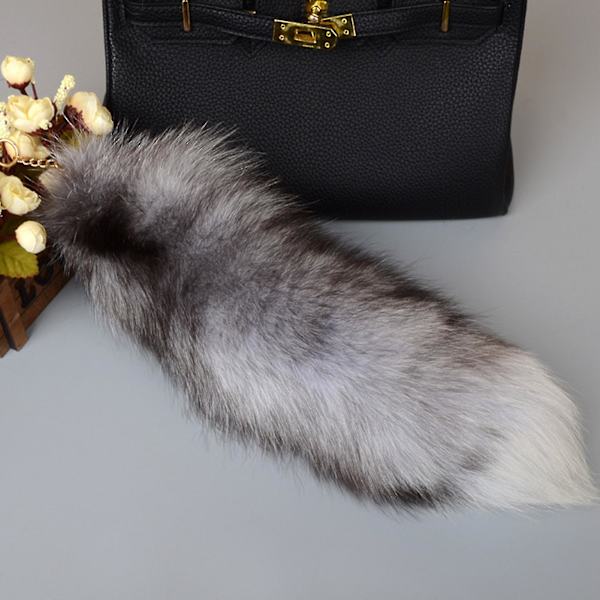 Fluffy Sunny Fox Tail Avaimenperä Käsilaukku Tarvike Avaimenperä Sormus Koukku Tupsut Avainlaukku Käsilaukku Reput (4)