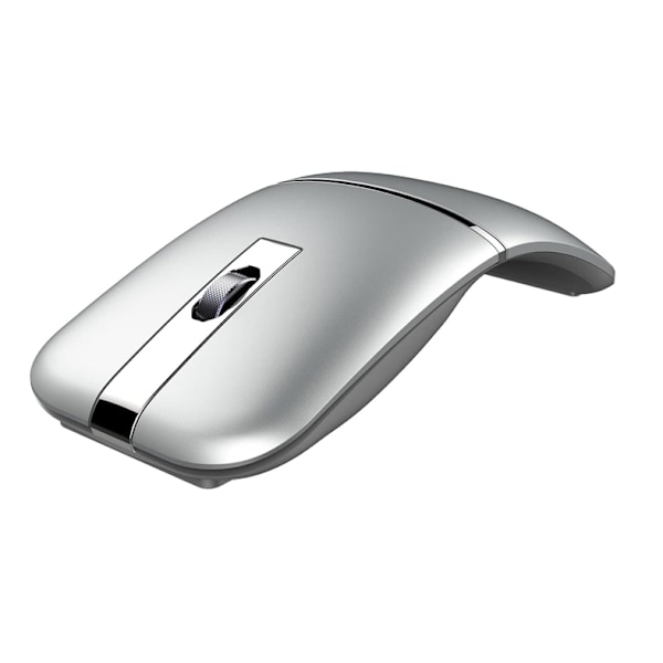 Foldbar trådløs mus, Bluetooth rejsemus bærbar, genopladelig 180° roterende ultra tynd højre/venstre hånd, 3 DPI til Dell HP Lenovo
