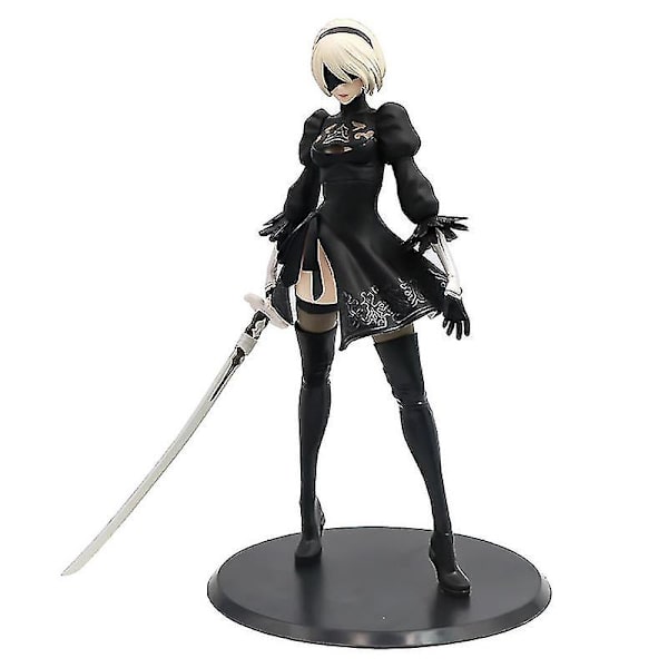 Anime Nier:automata 2b Yorha No 2 Typ B Kvinna Phicen Action Pvc Figur（B）