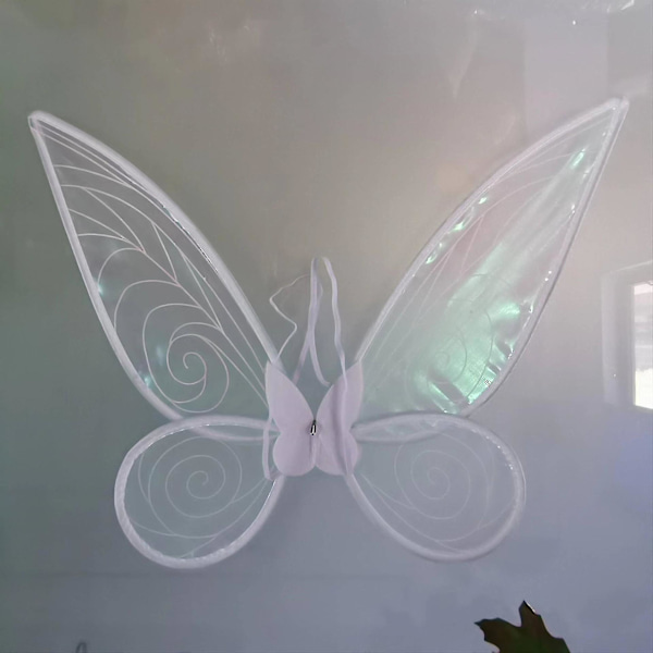 Fairy Wings Light Up Butterfly Wings Sparkly Led Fairy Wings Halloween Jul Födelsedag Cosplay present till barn（1）