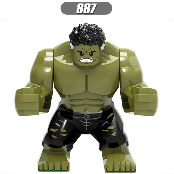 8,5 cm Hulk Isokokoinen Thor Ragnarok Figuuripalikat Rakennusrakennus Tiilet（879）