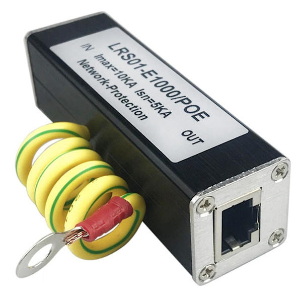 100/1000m Poe Ip Camera Network Rj45 Poe Surge Protector Skyddsenhet Avledare Spd 1000m