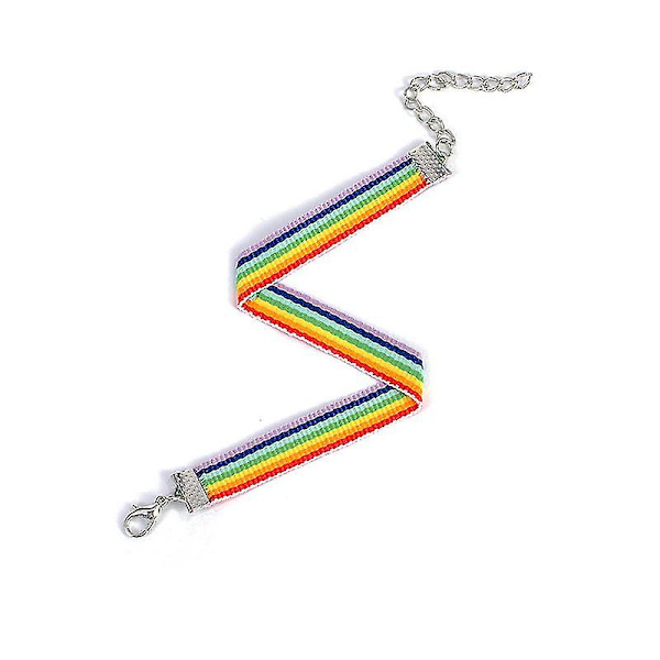6 stk Regnbue Armbånd Herrearmbånd Guttearmbånd Lgbt Regnbue Armbånd