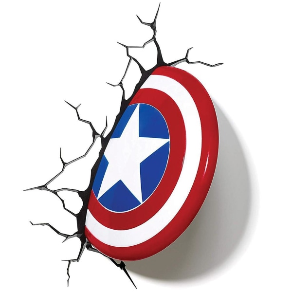 LED-lampa - Captain Americas sköld