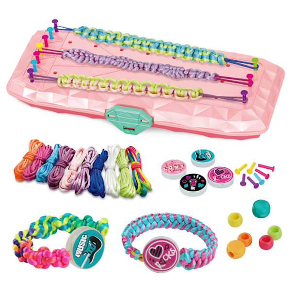 DIY Hand Rope Braider Set, Friendship Bracelets Rope Weaver Kit, Bracelet Kit Stretchy Hand Rope Bracelet Maker Set, Popular Bracelets String Maker