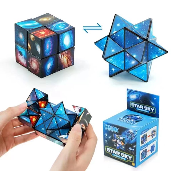 Leker for gutter 8-12 år gaver, Infinity Cube Fidget Toy for barn i alderen 8-10 år Stjernekuber for gutter jenteleker 10-12 år gamle bursdagsgaver gaveideer