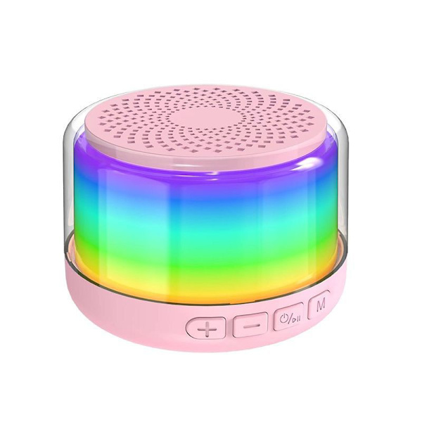 Kannettava RGB-lamppu Langaton Bluetooth 5.0 Minikaiutin, Tunnelmavalo Subwoofer Ulkoilmajuhliin Leirintään