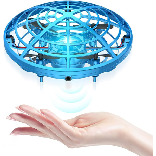 UFO Mini Drone UFO Flygande Boll Flygande Leksak Helikopter med 360° Rotation och LED för 5-8 Års Barn