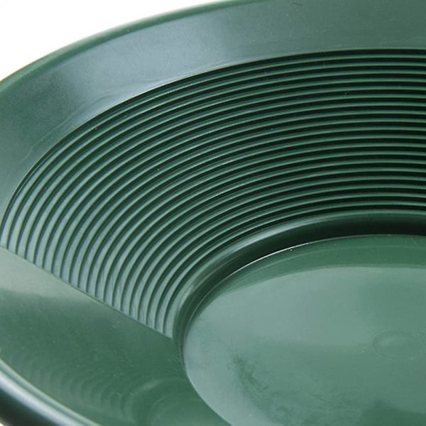 1 stk Plast Gull Pan Basin Nugget Gruve Pan Mudring Prospektering River Tool Vask Gull Panning Equ