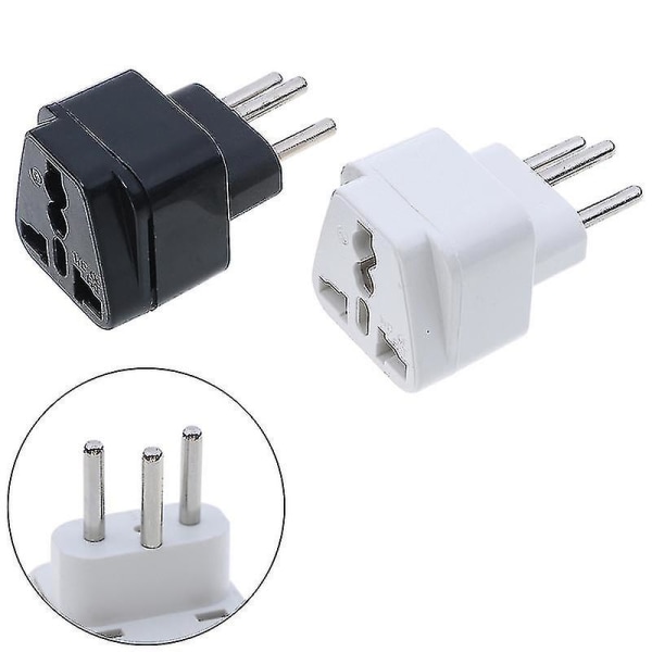 Universal Uk/us/eu Til Sveits Swiss AC Power Plug Travel Adapter Converters Shytmv（White）