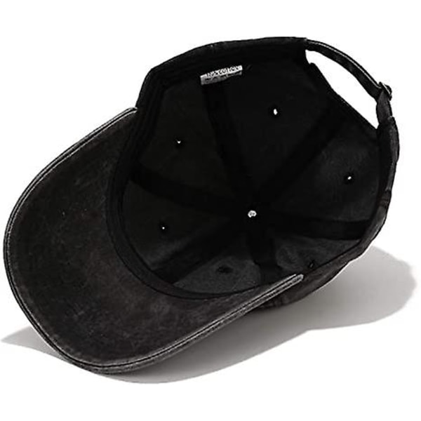 3-pakkaus baseball cap Vintage Distressed matalaprofiilinen rakenteeton puuvillainen isähattu, säädettävä naisille miehille