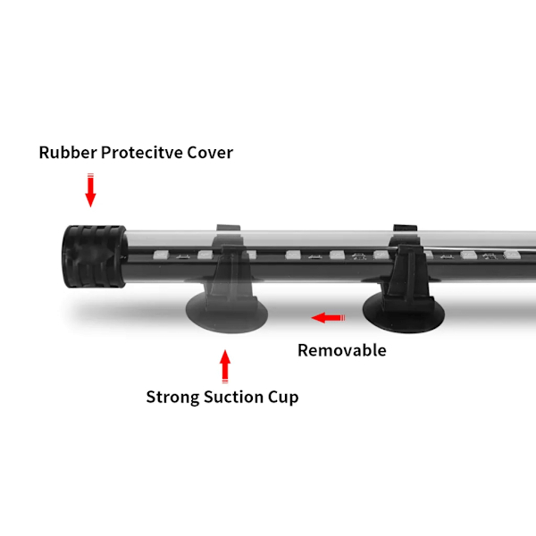 Akvaariovalo, LED-valo akvaarioille, kaukosäädin, värikäs väri, korkea vedenkestävyys, kirkkaat LED-helmet, parannettu kirkkaussuunnittelu