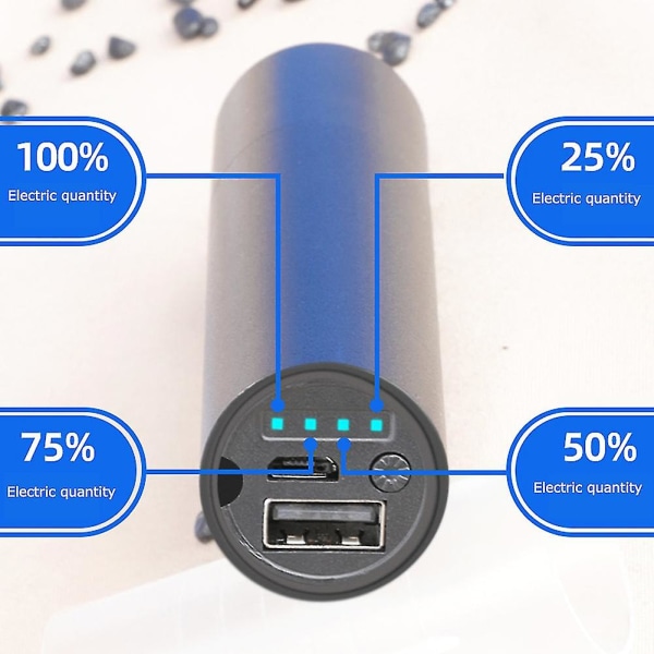 Kraftig LED-lommelykt i aluminiumlegering, mini bærbar pennlykt, lommelykt for lommen, USB-oppladbar sidelykt, utendørs camping, fottur lommelykt