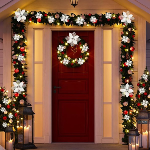 Julepynt, gaver, juleblomster, juletrepynt