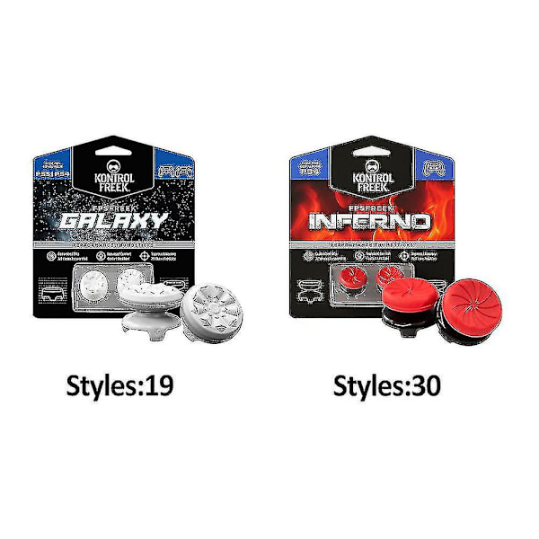 1 par Thumbstick Cap Grip Beskyttende tilbehør Kompatibel til Ps4-controller