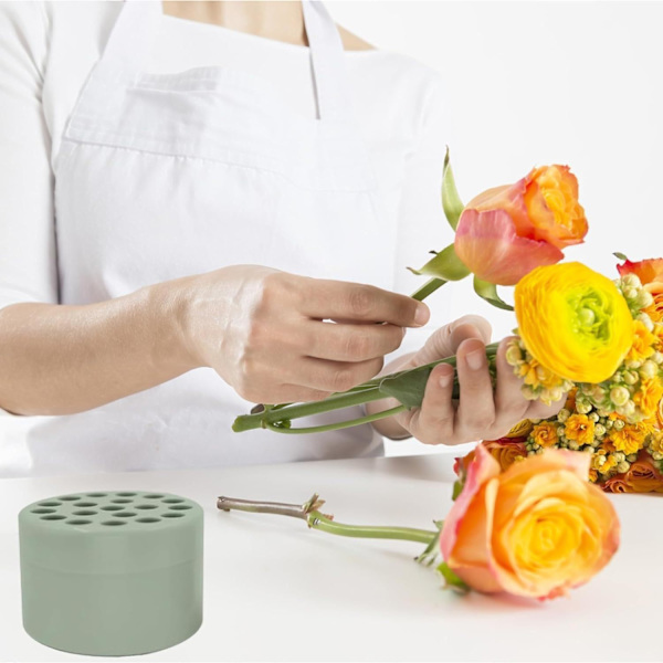 Spiralformad blomsterarrangemang stjälkhållare, spiralformad stjälkhållare för vaser, spiralformad blomsterstjälkhållare