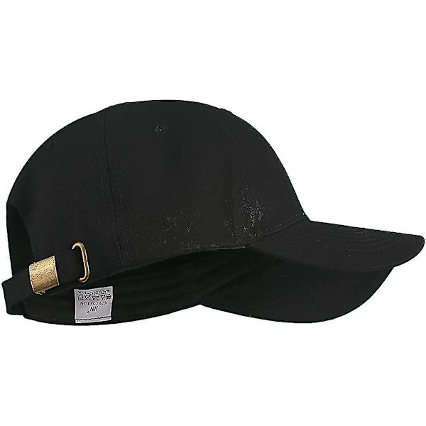 Justerbar cap: unisex -pappahatt i enfärgade färger (män och kvinnor)