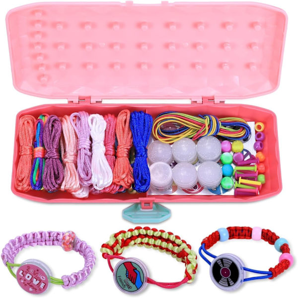 DIY Hand Rope Braider Set, Friendship Bracelets Rope Weaver Kit, Bracelet Kit Stretchy Hand Rope Bracelet Maker Set, Popular Bracelets String Maker