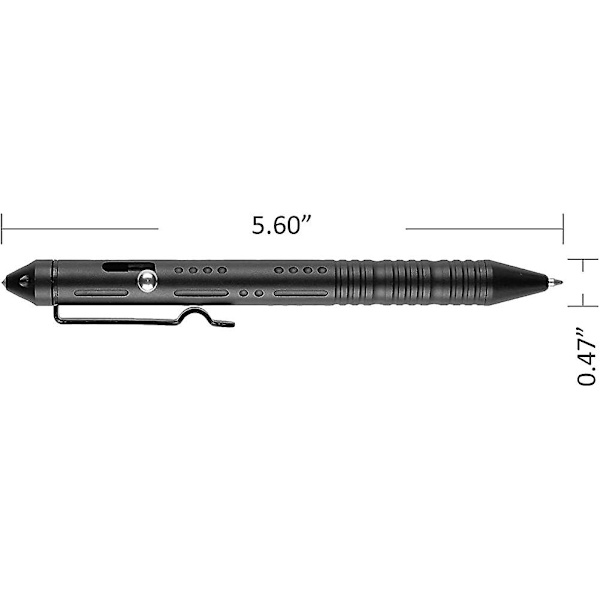 Bolt Action Pocket Penna Kulspetspenna För Business Office Premium Cnc Processing