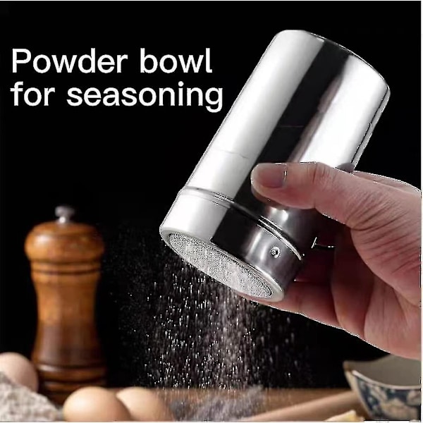 Sockerdispenser. Florsocker Duster Choklad Pulver Shaker Flour Mudderverk