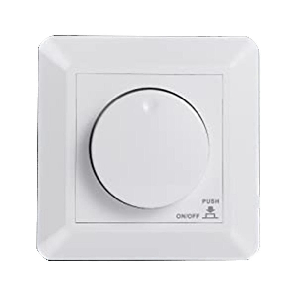 LED-dimmerbrytare, infälld dimmer för dimbar LED och halogen, 5-300 W dimmerbrytare LED, faskontrolldimmer