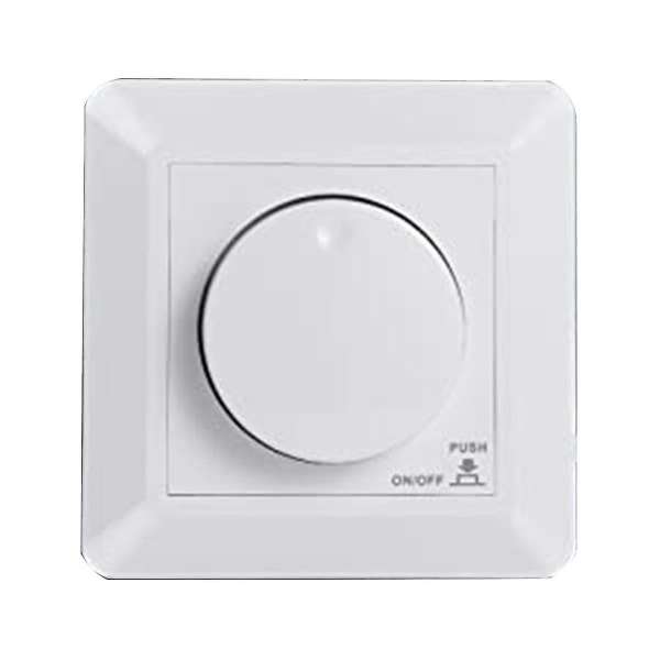 LED dimmerbryter, innfelt dimmer for dimmerbar LED og halogen, 5-300 W dimmerbryter LED, fasekontrolldimmer