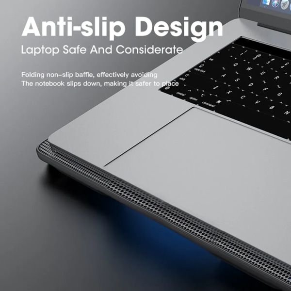 Laptop Kylarställ Notebook 12-15" Pad 2x LED-fläkt USB Power Kylare Notebook Kylare Laptopställ Cooling Pad Cooling Pad Retoo