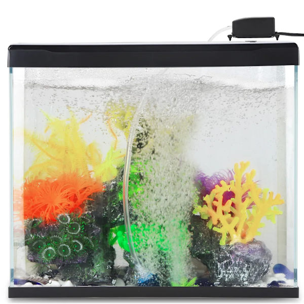 Akvarie Luftpumpe Kits Oxygen Luftpumpe med Slange Check Valve Luftsten til Akvarium