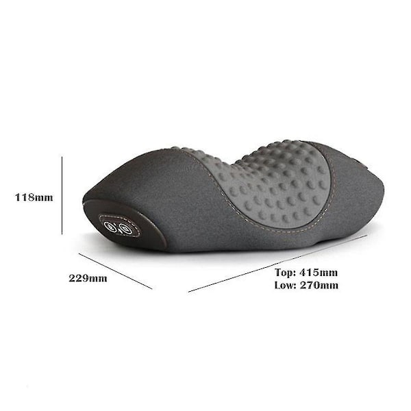 Sähköhierontalaite Kohdunkaulan tyyny Hot Compress Vibration Hieronta Niska Traction Relax Sleeping Memor