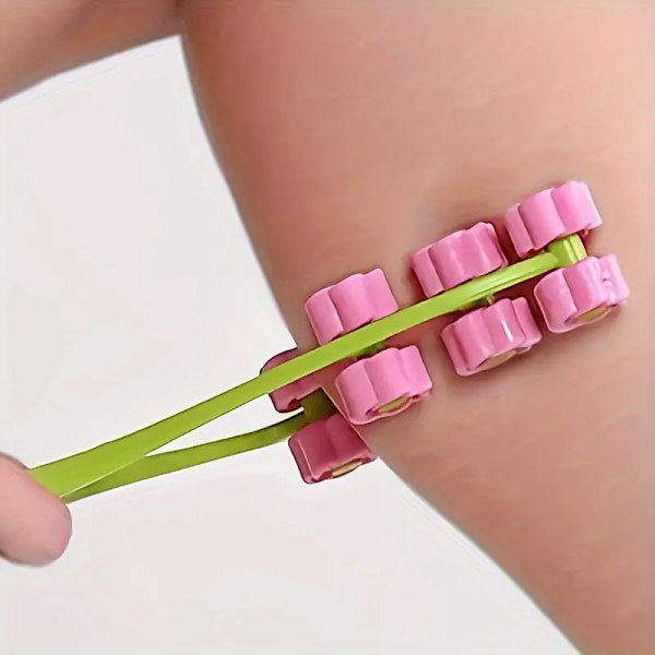 Ansigtsmassager, Blomstermassagerulle til V-ansigtsløftning, Skønhedsværktøj