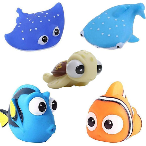 Badelegetøj til småbørn, drenge og piger, babyvandbad, søde fisk, glædelig undervandshistorie, vandsprøjt, spray, badekar, babyspil, børn