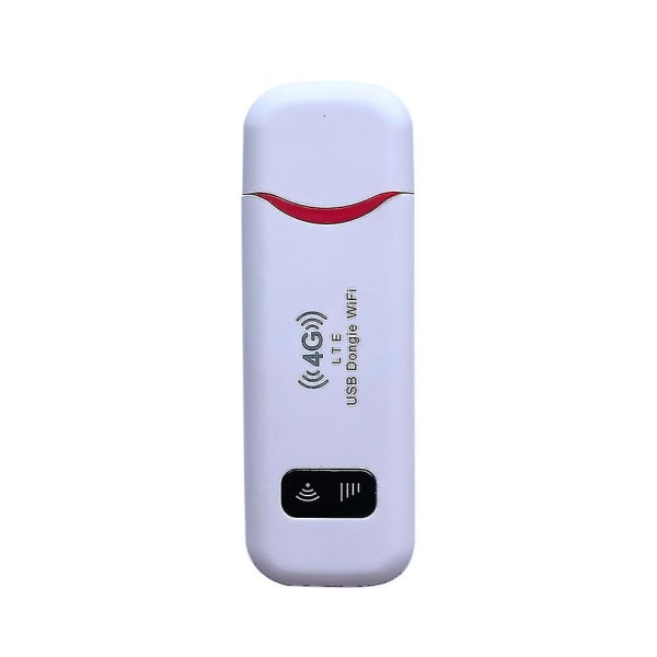 4g Lte trådløs usb dongle mobil hotspot 150mbps modem stick mobil bredbånd mini 4g ruter for C（White）