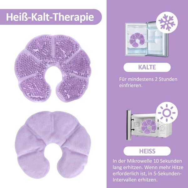 Varmt og kaldt kompresjonsbrystplaster, bryst iskompress, ammepute for brystmelkpleie