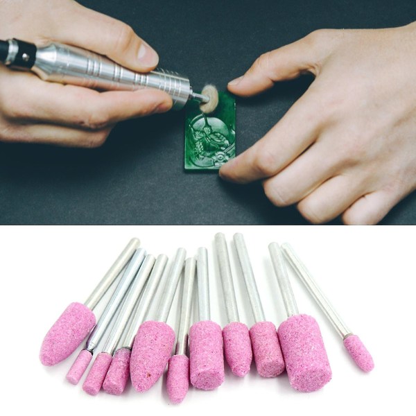 10 st slipstensskiva Hög hårdhet Robust metall hållbar slipsten för polering（10）