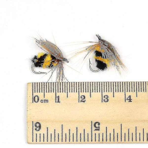 Kimalainen viehe, keinohyönteissyötti, 10 kpl - 15 mm