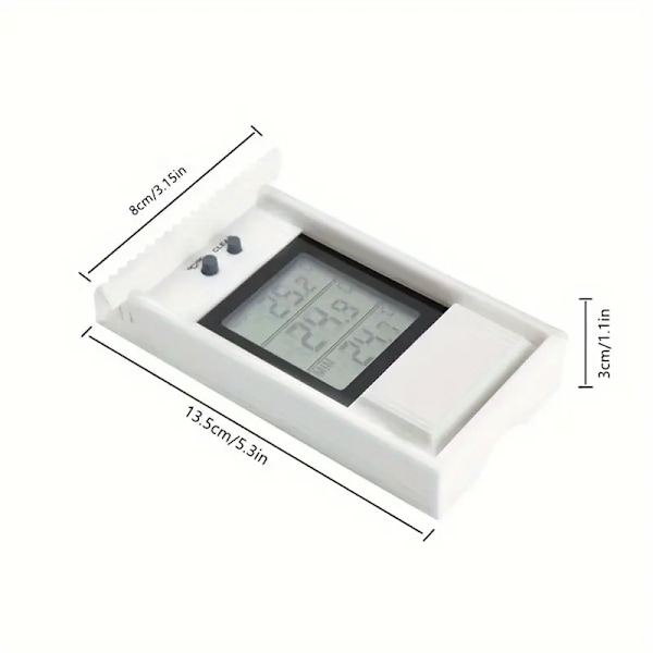 Digitalt termometer, husholdningshage termometer for drivhusplanting, hagetermometer med minnefunksjon