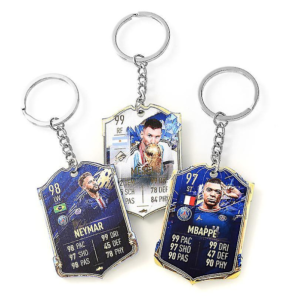 Jalkapalloseuran MM-avainnippu akryyliriipus (Avainnippu C Ronaldo Juventus 99)