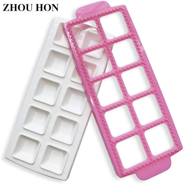Dumpling Mould Dough Press, 2 stk. Form til runde Ravioli, Italiensk Ravioli Form, Ravioli Cutter, Dej Værktøj, Dumpling Form til at lave Ravioli