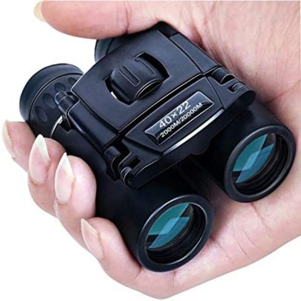 40x22 Kraftige kikkert 2000M Lang rækkevidde Foldbar Mini Teleskop FMC Optik til Sport, Udendørs, Camping, Rejser